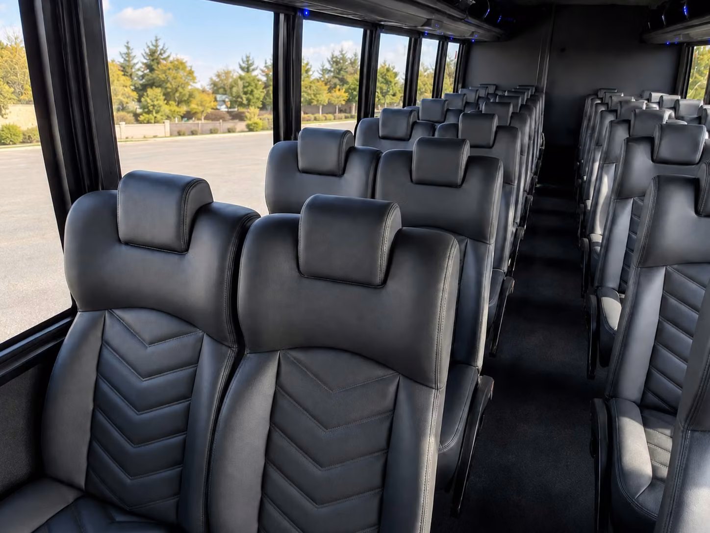 15 passenger minibus inside