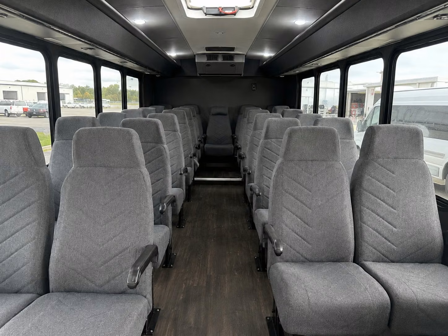 15 passenger minibus interior