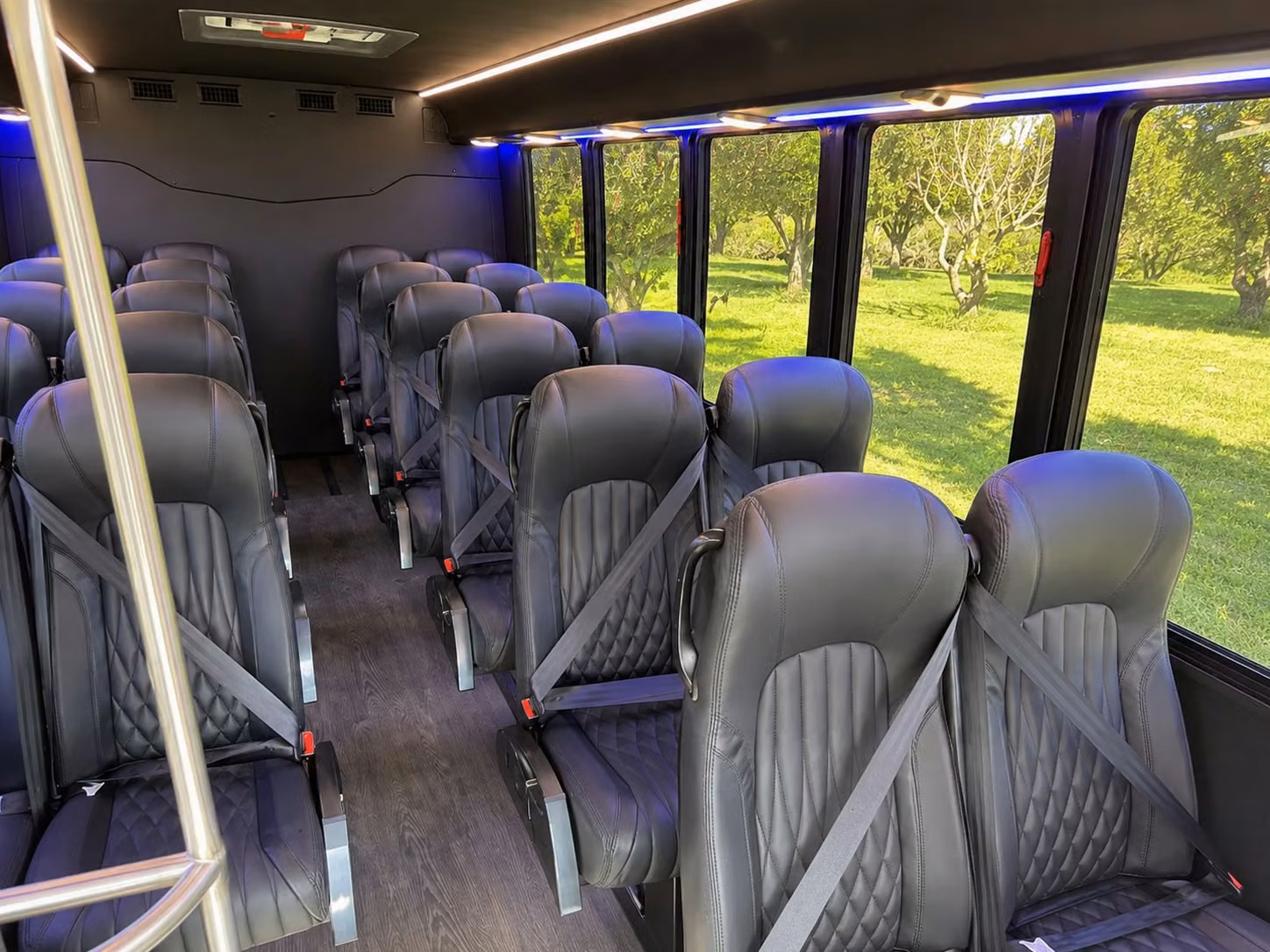 18 passenger minibus inside