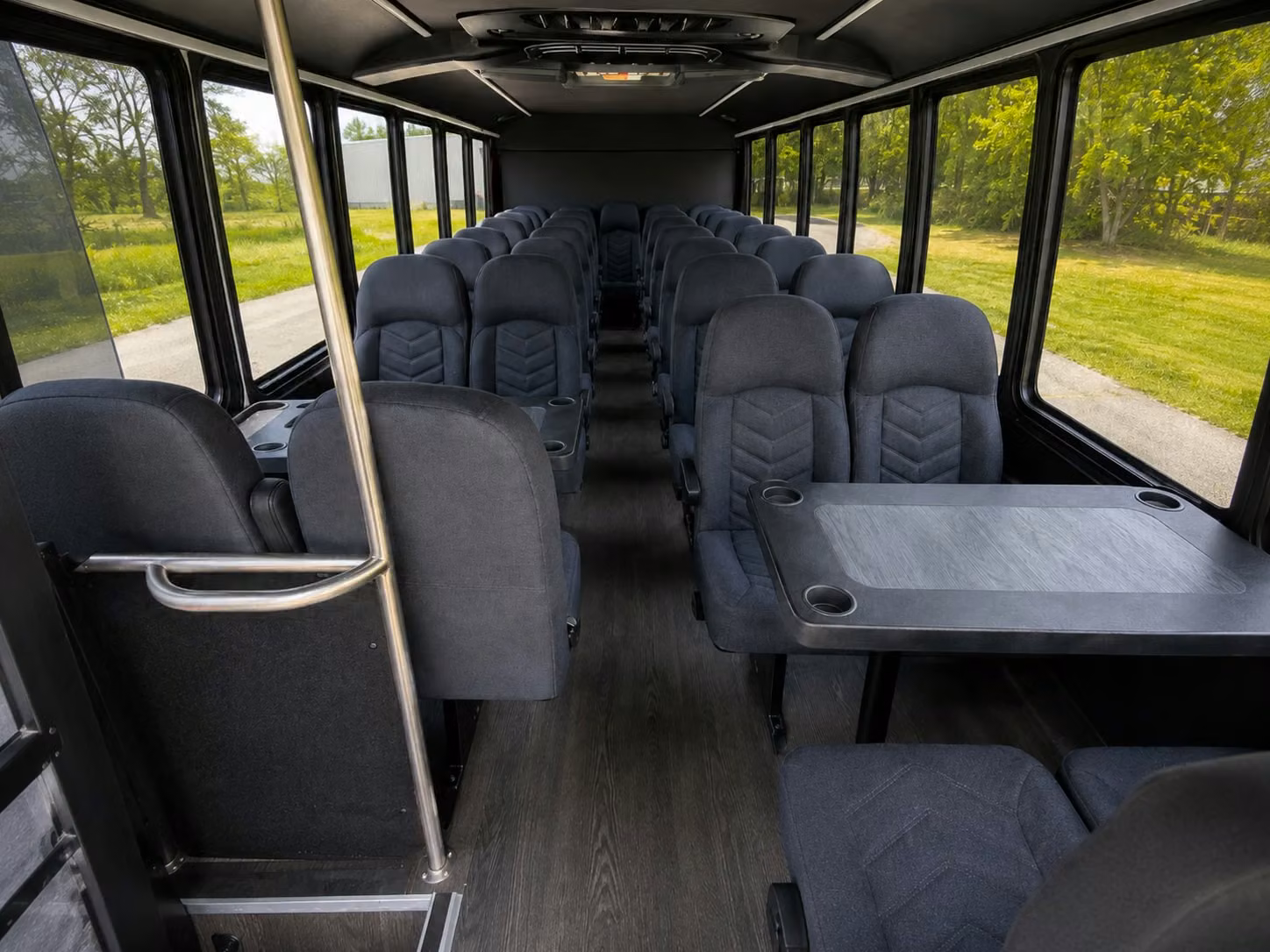 18 passenger minibus interior