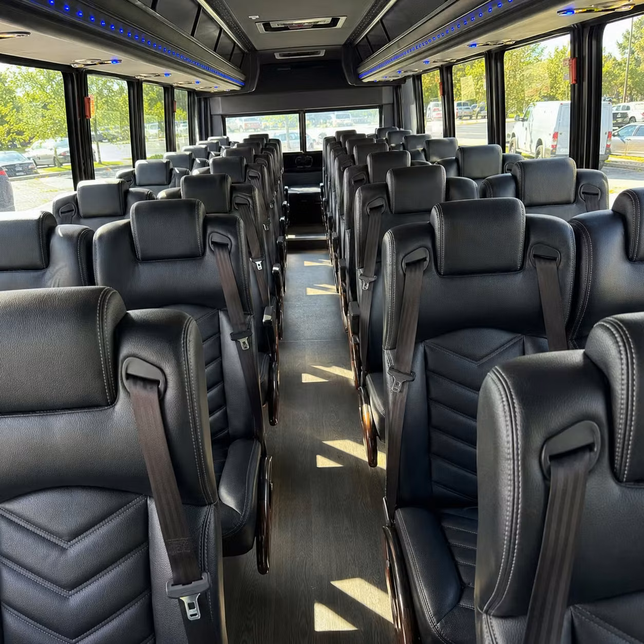 25 passenger minibus inside