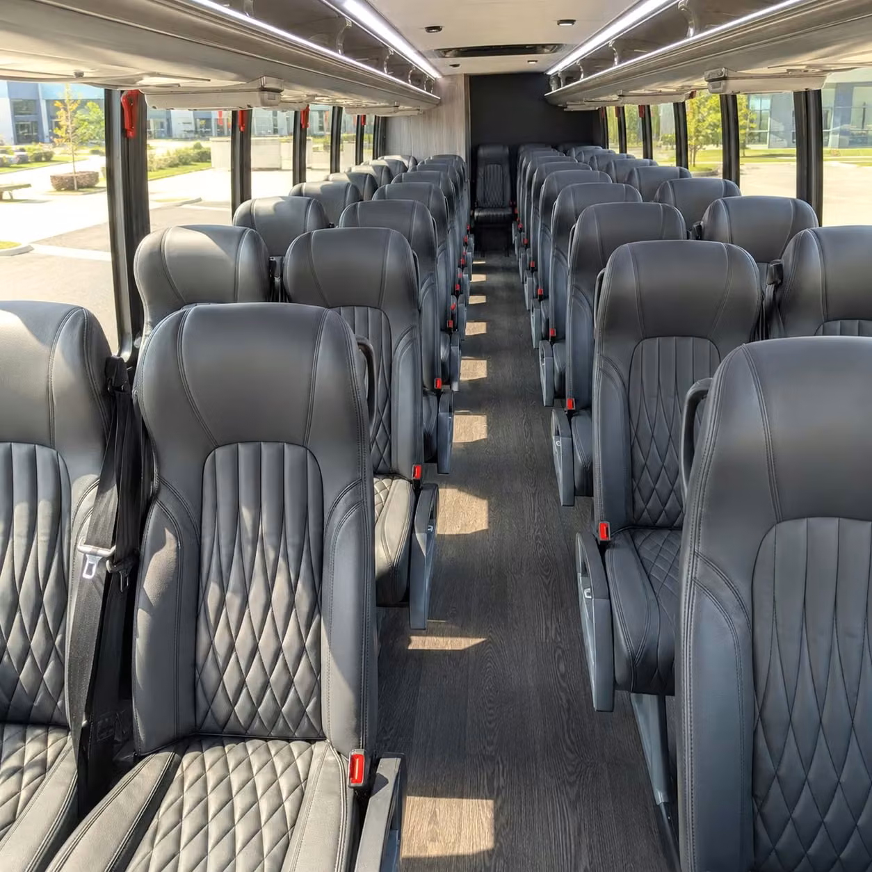 28 passenger minibus interior