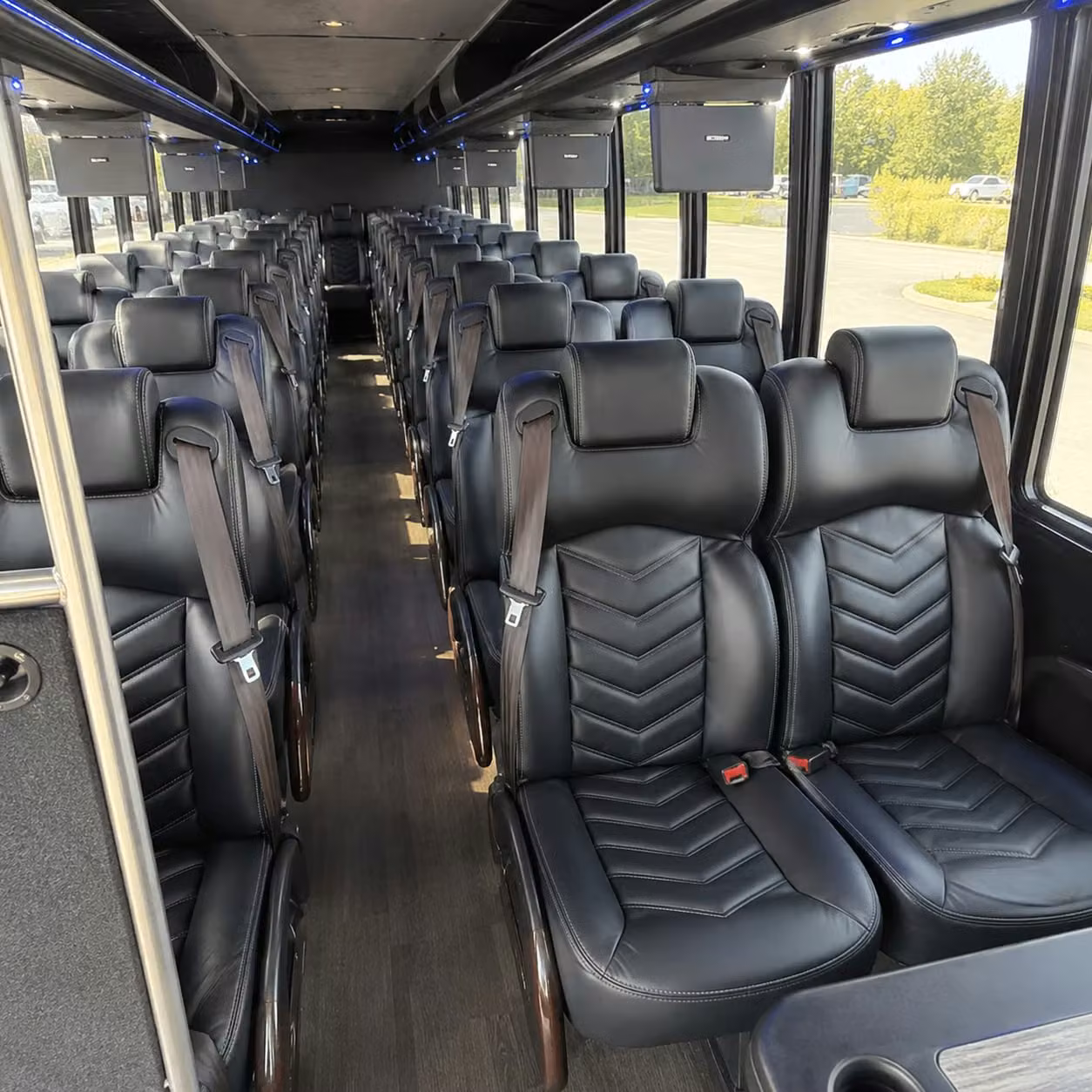 30 passenger minibus inside