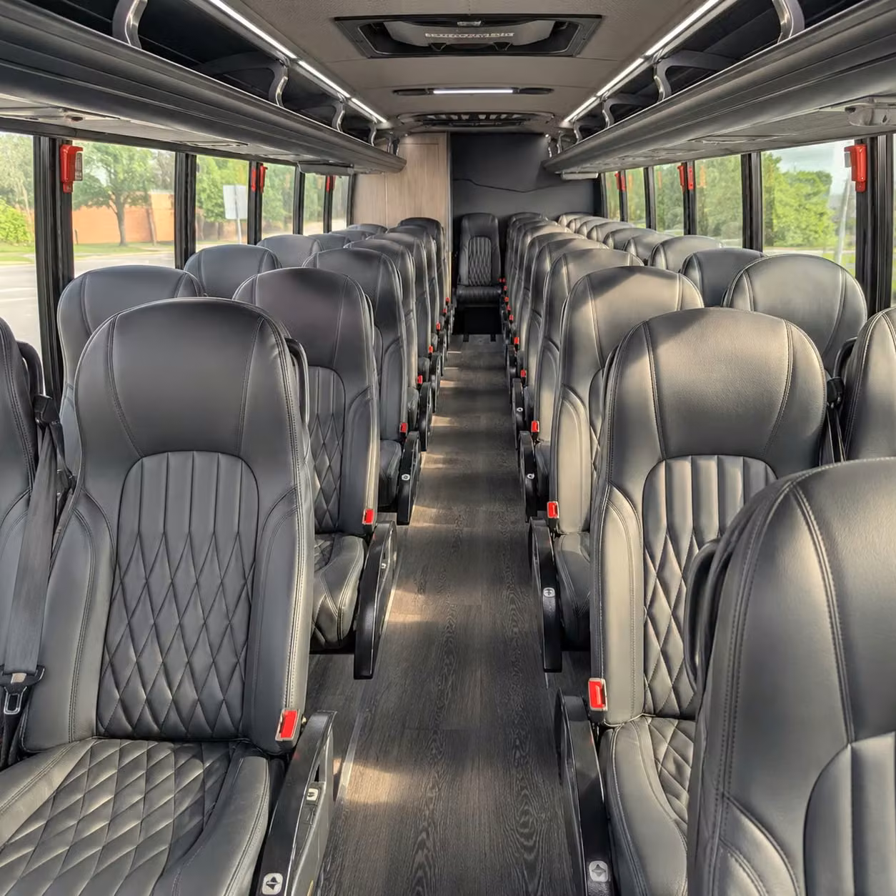 30 passenger minibus interior