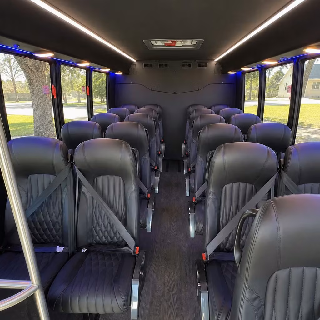35 passenger minibus inside