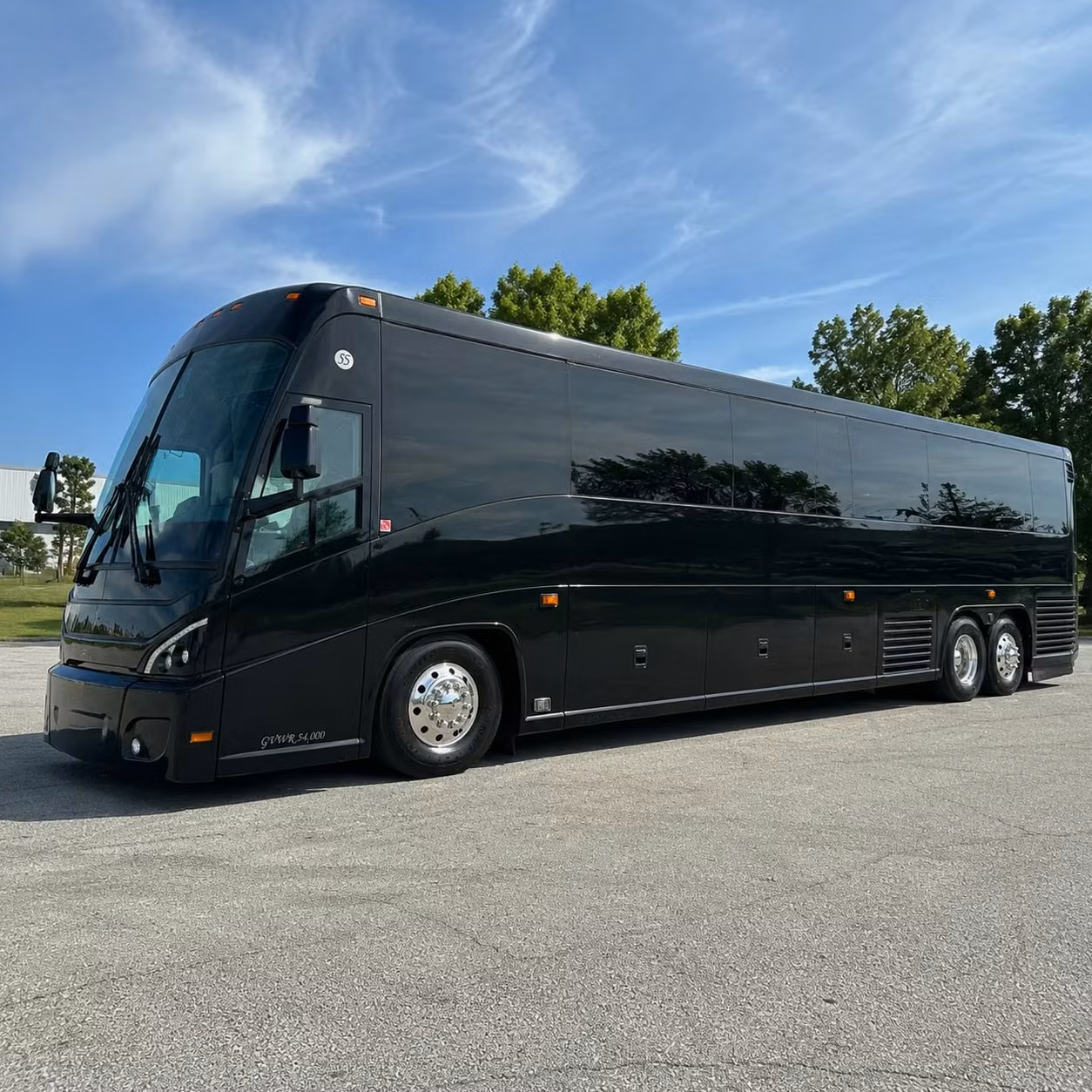 56 passenger charter bus