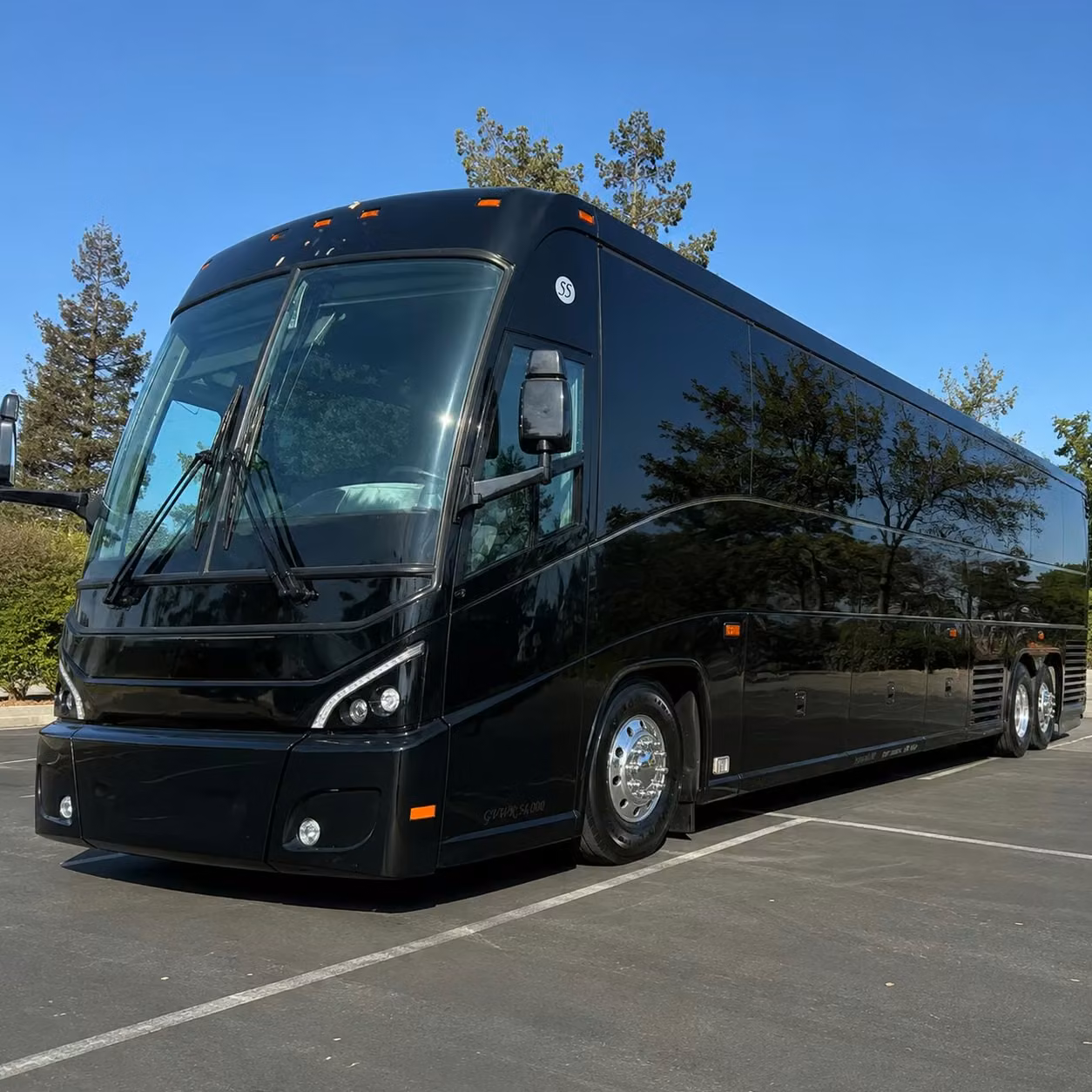 dod compliant charter bus rentals for santa clarita government contractors and defense teams
