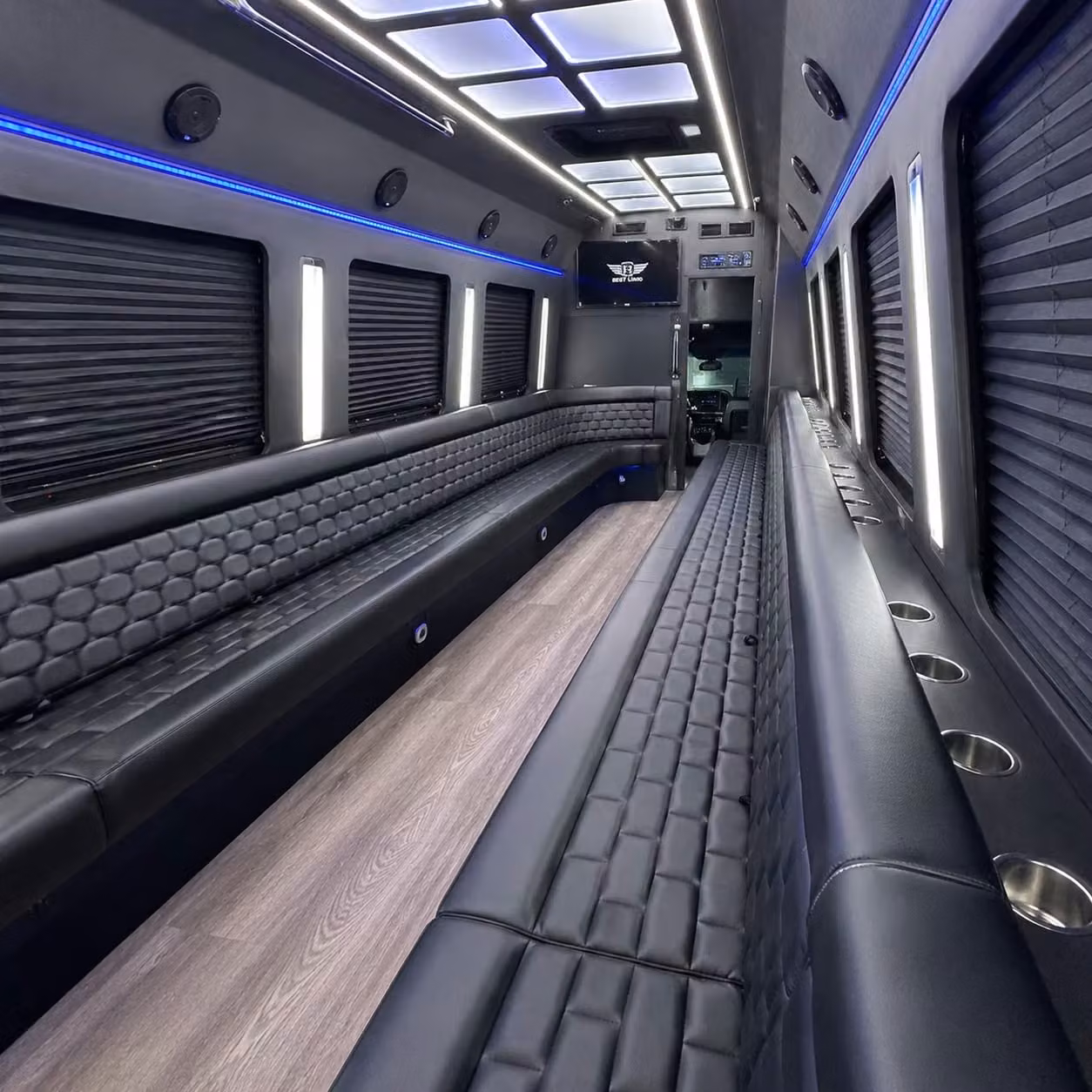 party bus interior