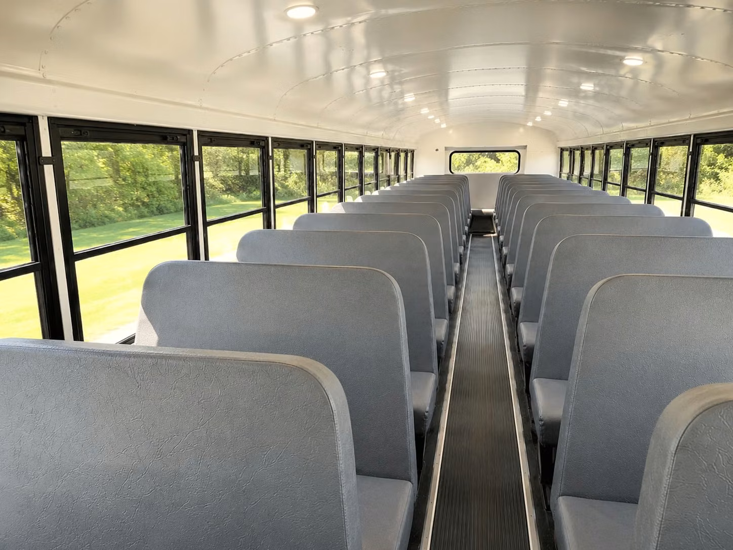 school bus interior