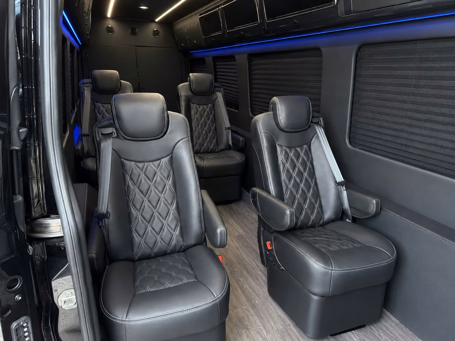 sprinter van with driver interior
